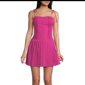 TCEC Fuchsia Mini Dress